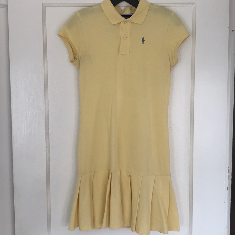 Ralph Lauren light yellow tennis dress